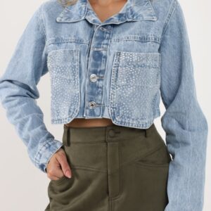 Campera de Jeans con Brillo